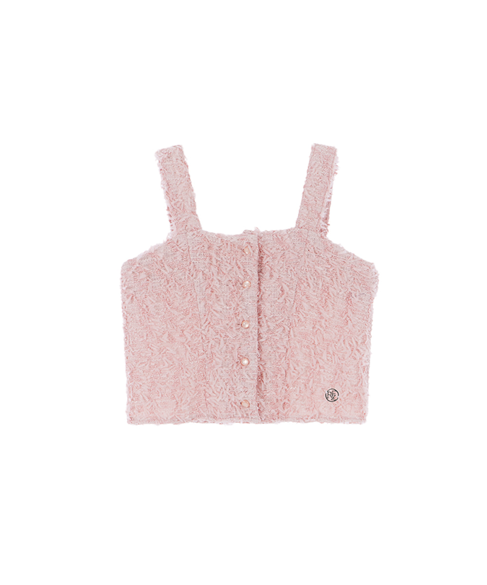 Tweed Sleeveless [Pink]